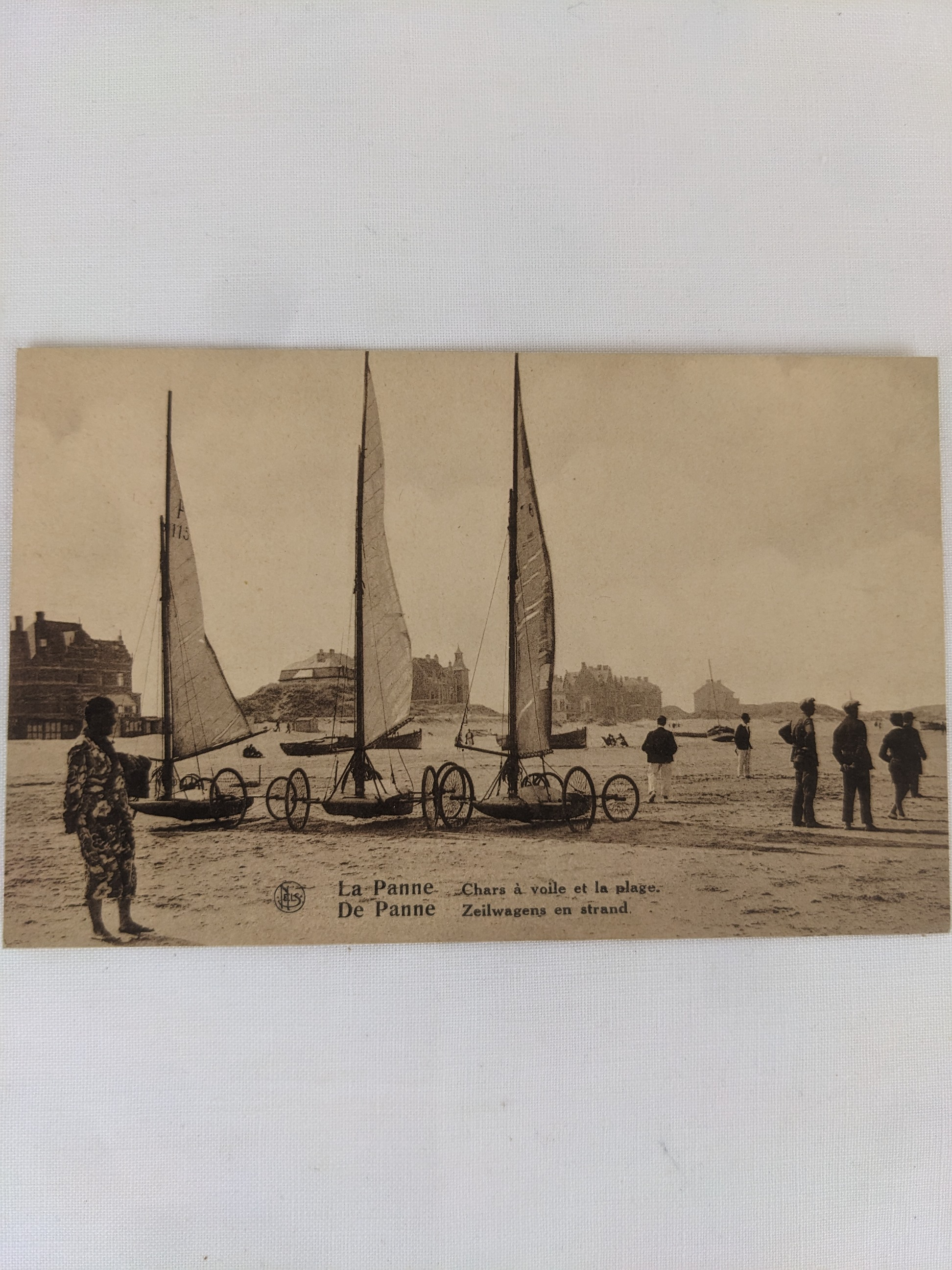 5 cartes postale - La Panne